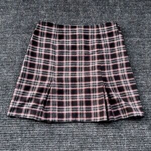 35th & 10th Plaid Mini Skirt Black Red White Checkered Retro Size‎ 5